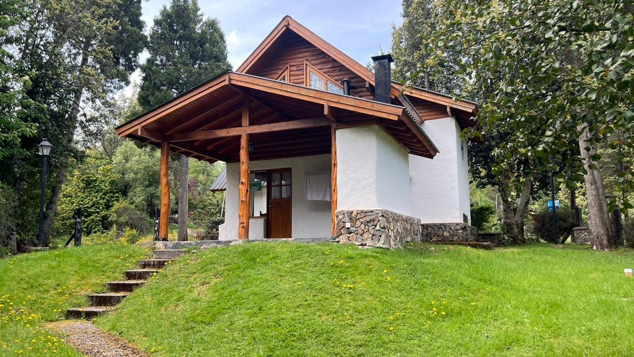 Interior de la cabaña